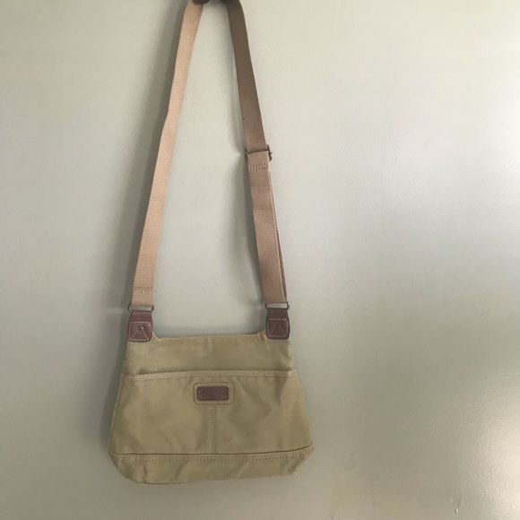 Relic crossbody tan messenger bag - Picture 1 of 8